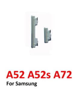 Phone Power Volume Button For Samsung Galaxy A52 A52s A72 LTE 5G New On Off Up Down External Key Internal Flex Cable Parts
