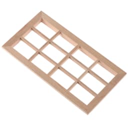 1/12 Dollhouse Miniature Blank Wood Window Frame Doll House Accessories Pretend Play Toy For Doll House Furniture Miniatures