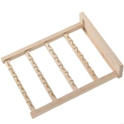 652F Compact Keychain Display Holder Space Efficient Keychain Display Stand Hodler Rack for Clutter Organization