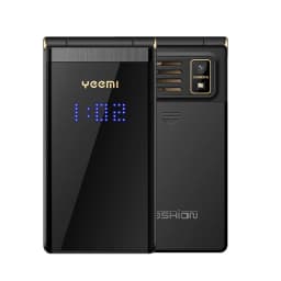 YEEMI M2+ LTE 4G Flip Mobile Phone 1800mAh 2.8'' Screen Big Button Loud Speaker GSM 2G CellPhone Free Leather Bag Flashlight
