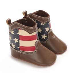 Baby Cowboy Boots - Western Style | Soft soled First Walking Shoes for Newborns and Preschoolers