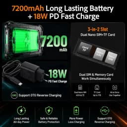 AGM PAD P3 Rugged Tablet 8.68" Android 16 7200mAh Battery 120Hz 6GB RAM 128GB Storage Pad PC 4G Tablet Global Version Tablet