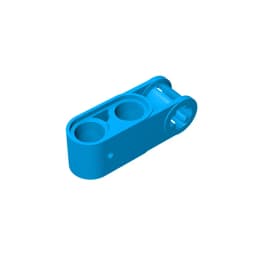 MOC PARTS GDS-936 Technical, Axle and Pin Connector Perpendicular 3L with 2 Pin Holes compatible with lego 42003 Assembles