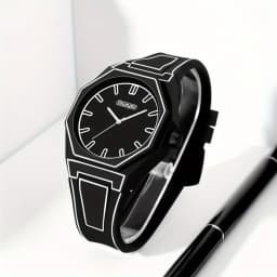 Preppy Style Quartz Wrist Watch - Round Dial, Electronic Drive, Silicone Strap, Unisex, Holiday Gifts(Gift box does not include)