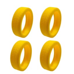 4/8Pcs Pure Color Luggage Wheels Protector with Silent Sound Silicone Suitcase Wheels Protection Cover Reduce Wheel Wear Noise