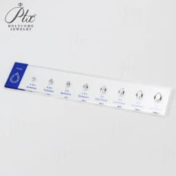 Comparison Ring Sizer Tester 5A CZ Moissanite Diamond Jewerly Dealer Tools Set Tools Size Shape Reference Top Quality Wholesale