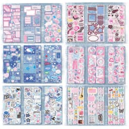 Korean Style Sticker Set For Kpop Photocards, Journaling & Toploader Deco - Premium Quality - Cute Ribbon Star Dialog Box & More