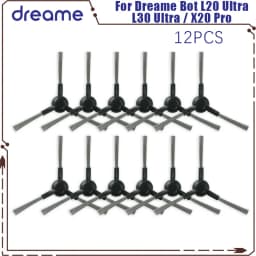 Dreame Bot L20 Ultra / L30 Ultra / X20 Pro Supplies Accessories Main Side Brush Mop Cloths Hepa Filter Dust Bags Parts