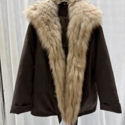 OFTBUY Winter Warm Real Suede Jacket Button Thick Padded Fashion Loose Outerwear Women Luxury Fox Fur Collar Goose Down Parka