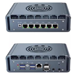 12th Fan Mini PC 6 X I226-V 2.5G LAN Tiger Lake Intel Core I7-1265U N100 I3 N305 I3 1215U DDR5 PfSense OPNsense Firewall Router