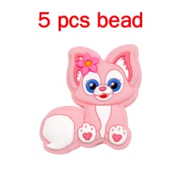 5pcs Silicone Cartoon Beads DIY Pacifier Chain Baby Oral Care Pacify Accessory Part