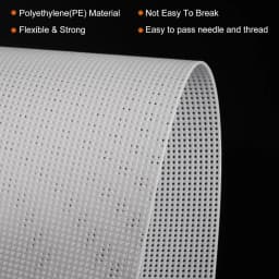 28x21CM DIY Handmade Plastic Sheet Plastic Mesh Canvas Sheets Eye Mesh for Embroidery Acrylic Yarn Crafting Crochet Projects