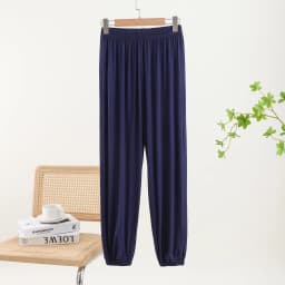 Modal Loose Cuffed Pants Women Spring Summer Color Casual Thin Home Pants plus Size Outdoor Wear Mosquito Proof