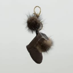 Cute Fur Keychains Hand-sewn Leather Key Chains For Bag Pendants Car Key Fashion Women Couple Festival Gift Keyrings Accessories