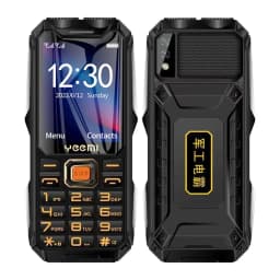 YeeMI Q8 4G Rugged Phone Waterproof Full Band Feature Phone 2.6Inch HD SOS Button Big Loudspeaker LED Light 16800mAh Battery