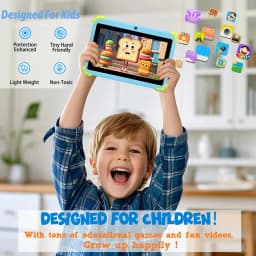 2026 New 7 Inch Cartoon Pattern Kids' Tablet Quad Core 4GB RAM 64GB ROM Learning Education Games Tablets 4000mAh Android 13.0