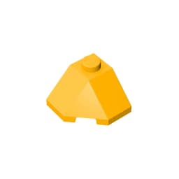 Gobricks GDS-802 ROOF TILE 2X2X1 45 DEGR.-BOT.45DEGR. compatible with lego 13548 children's DIY Educational Building Blocks Tech