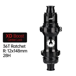 Bicycle MTB Hub Center/6Bolt Brake Boost 36T Ratchet 28H Integrated AL7075 HG/XD/MS
