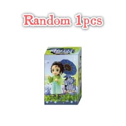  12cm New Demon Slayer Plum Rain Series 13pcs/set Blind Box Figure surprise Box Tanjiro Kamado Nezuko Action Model Toys Gifts