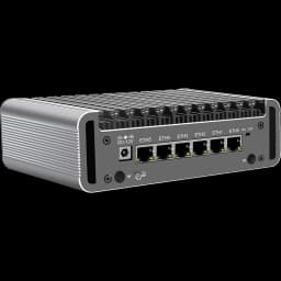 6*LAN 2.5GbE Mini PC 12th Gen Intel N150 6xi226-V Firewall Router DDR5 2*HDMI2.1 TPM2.0 AES-Ni ESXI Computer Window11