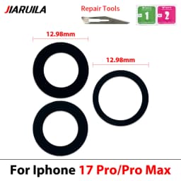 Good Back Rear Camera Glass Lens For iPhone 11 12 13 14 15 16 17 Pro Max Plus Mini Air With Adhesive