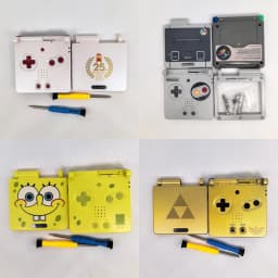 For Gba Sp Game Console Shell Gba Sp Limited Edition Shell Gba Sp Shell Limited Replacement Shell Gba Sp Protective Shell