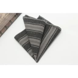 24CM Striped Brown Pocket Square British Style Cotton Linen Handkerchief Casual Plaid Cravat Tuxedo Hanky Suit Shirt Neckwear