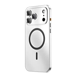 Original Aluminum Metal Frame For Magsafe Case For iPhone Air 18 17 16 Pro Max 17 18 Pro Magnetic Charging Shockproof PC Case