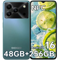 DOOGEE Note56 Plus entsperrtes Android 16 Handy, 48 GB + 256 GB/2 TB TF Erweiterung, 6,5 Zoll HD+ 90 Hz Display, 6150 mAh