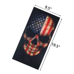 Skull Pattern Seamless Breathable Neck Warmer Gaiter Men Cycling Bandana Women Running Hiking Tube Scarf Sunshield Face Mask