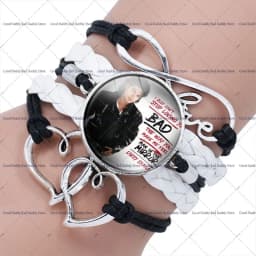 80S Superstar Michael Jackson Time Gem Necklace King of Pop MJ Neck Chain Vintage Men Women Wristband Fashion Charms Accessories
