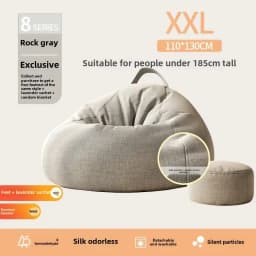 Lazy Sofa Bean Bag Single Person Can Lie Down and Sleep floor sofa muebles bean bag chair with filling