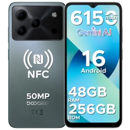 DOOGEE Note56 Plus VIP Smartphone 6150mAh Battery 6.56'' 90Hz Display 48GB+256GB Android 16 Mobile Phone Support Widevine L1