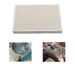 Honeycomb Ceramic Soldering Board Square Round Heating Welding Plate Fire Brick Jewelry Making Tools