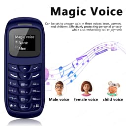 SERVO BM70 Mini Back-up Mobile Phone Dual SIM Standby Magic Voice Call Recording Blacklist Alarm Clock 2G Super Small Cellphones