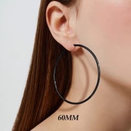 BLIJERY Trendy Oversized Hoop Earrings Big Smooth Circle Earrings Basketball Brincos Punk Style Loop Earrings for Women Jewelry