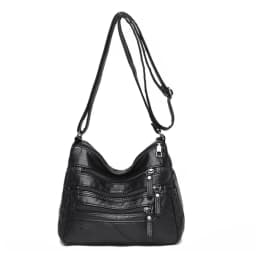 Multiple pockets Soft Leather Hand Bags For Women Luxury Handbags Women Bags Designer Shoulder Crossbody Bags