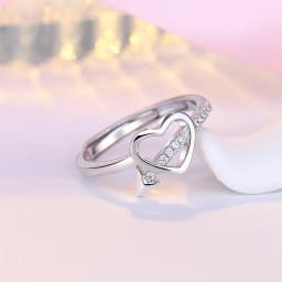Original 925 Sterling Silver Ring High Quality Adjustable Opening AAA Zircon for Women Wedding Fine Fashion Jewelry Gift