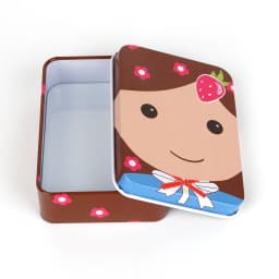 1Pc New Vintage Cartoon Tin Box Sealed Jar Packing Boxes Sewing Accessories Jewelry Candy Coin Storage Gift Small Storage Box