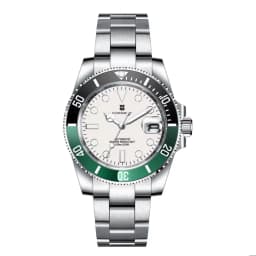 40mm Corgeut man Watch Custom Logo Luxury Sapphire NH35 Automatic Mechanical Watches Ceramic Bezel 120 Click Luminous