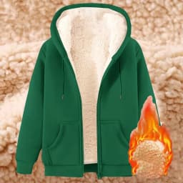 Winter Plush Jacket Women's Multi Colors Hooded Casual Plus Size Hoodies Autumn Fleece Keep Warm Zippered Up Sweatshirt 5XL