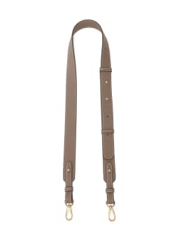 Adjustable No-Button Detachable Single Shoulder Strap Leather Bag Strap for Evelyn Basket Renovation Double-Layered Leather C...