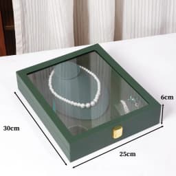 Leather Jewelry Box Luxury Necklace Earrings Storage Boxes Women Organizer Jewelry Display Stand Ring Accessory Packaging Case