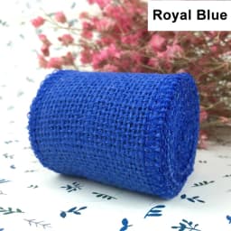 2Meter Colorful Jute Burlap Hessian Ribbon Rolls Colored Burlap Ribbon Natural DIY Crafts Hessian Ribbon Christmas Gift Wrapping