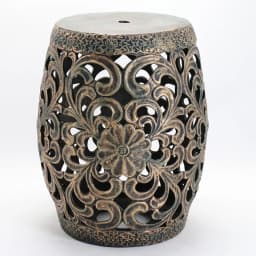 European silver ceramic drum porcelain shoe changing ceramic pier guzheng bathroom stool, ottoman ed