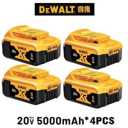 100% Original DeWALT 20V 6000mAh Power Tool Battery DCB206 DCB205 DCB200 DCF887 DCG405 DCD791 DCF922 DCF850 DCD805 Tool Battery