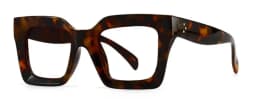 Vintage Oversized Square Anti Blue Light Reading Glasses Women Men Finished Presbyopia Eyeglasses Customized Prescription Glass