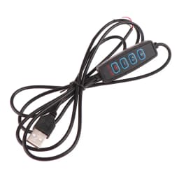 1.5M USB 5V LED Tri-color Dimming Color Switch Cable Dimmer 4-Key Controller 2CH For Low Voltage LED CCT Bicolor Light 2Colors