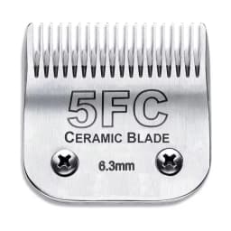 7FC Detachable Pet Dog Clipper Blade Set Compatible With For Most Andis, Oster A5 , Wahl KMClippers,Ceramic &Carbon Steel Blade