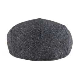 VOBOOM Wool Tweed Herringbone Flat Cap Newsboy Caps Men Women Classic Cabbie Driver Hat Beret for Male Golf Hunting Ivy Hats